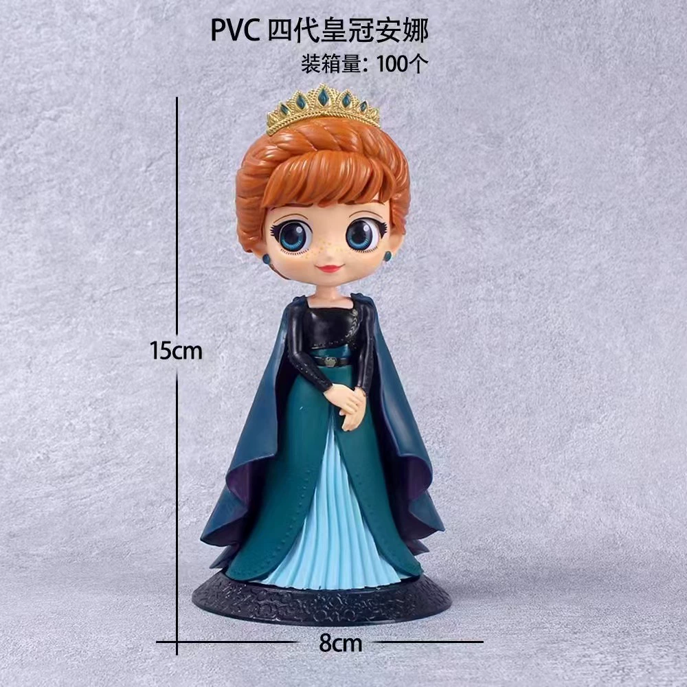 PVC фигурка принцессы Айша белая снежная русалка, домашний декор, подарок на день рождения, украшение для букета/торта DIY