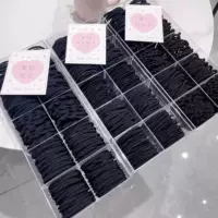 Новое базовое количество различных черных комбинированных резиновых лент в штучной упаковке кольцо для волос Joker высокоэластичная веревка для волос резинка аксессуары для волос