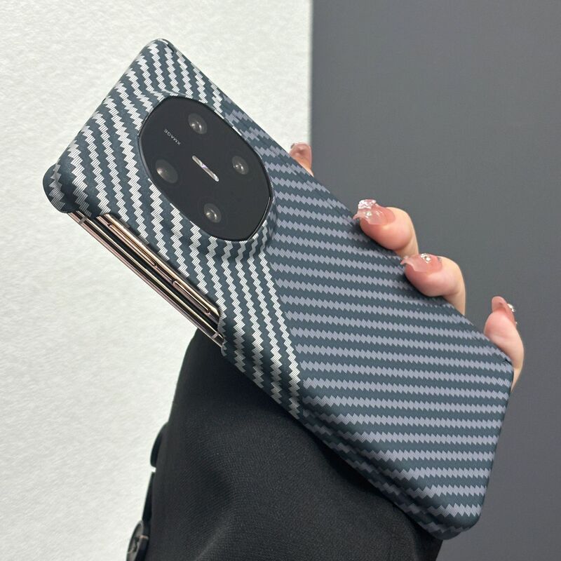 Dual Central Axis Protection Suitable for Huawei Matex5/X6 Mobile Phone Case Honor Magicv5 Color Matching Samsung Zfold7/6 Magnetic Charging X3 Kevlar Foldableing Thin Carbon Fiber Pattern Case Ultra-Thin Dual Central Axis Protection Suitable for Huawei Matex5/X6 Mobile Phone Case Honor Magicv5 Color Matching Samsung Zfold7/6 Magnetic Charging X3 Kevlar Foldableing Thin Carbon Fiber Pattern Case Ultra-Thin