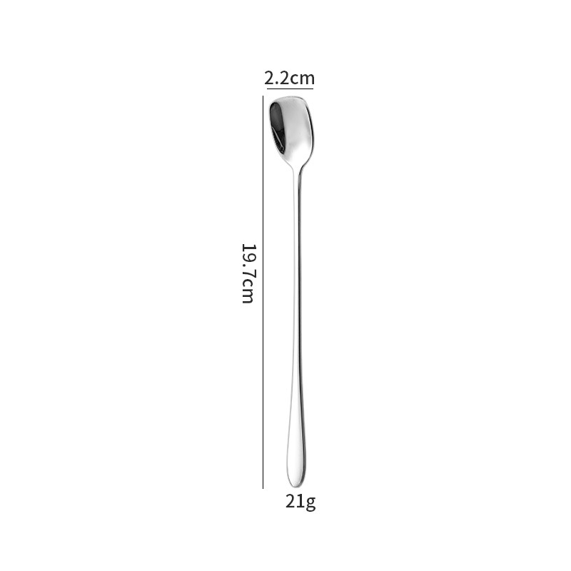 대형 사각얼음숟가락 19.7cm