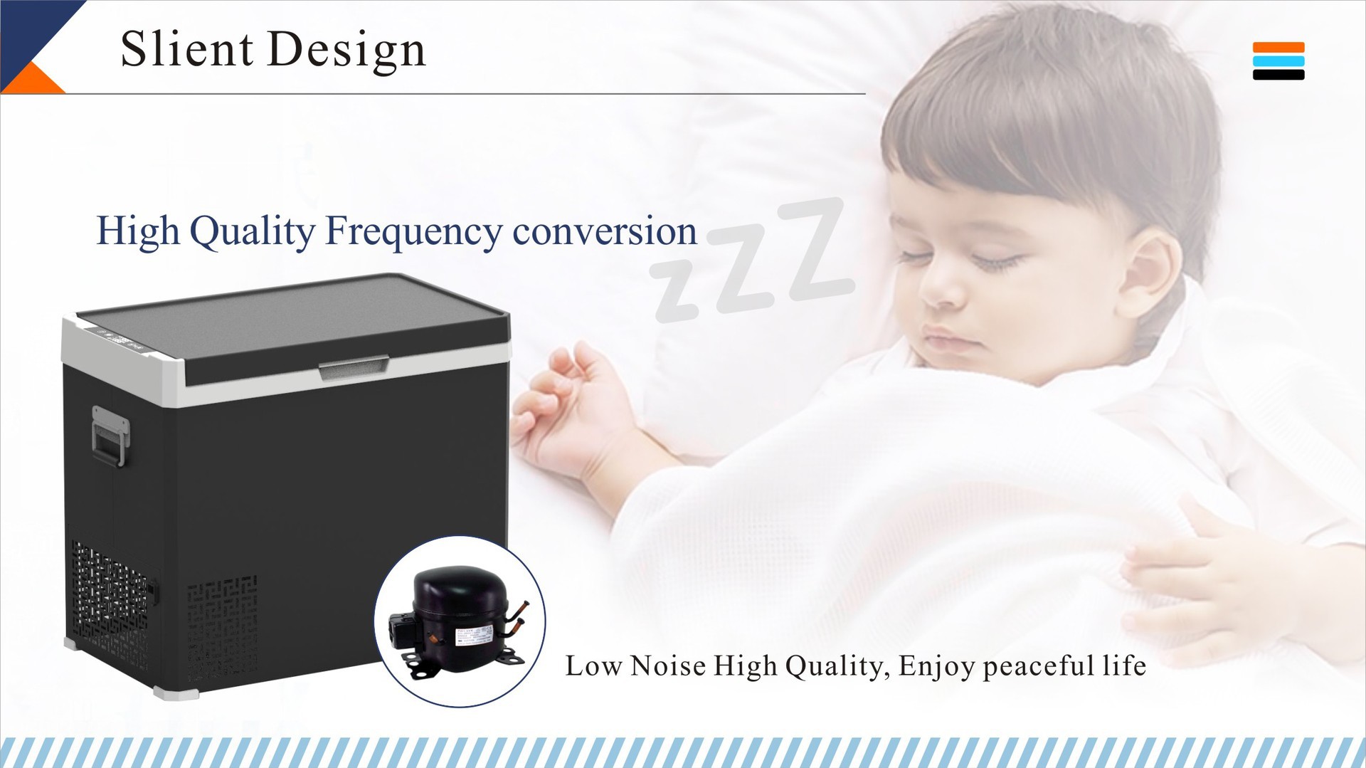 Source Factory 30/40/50L Compressor Car Refrigerator 12V24 Car Home Dual-Purpose Camping Style Rv Mobile Freezer