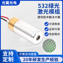 源头厂家绿光激光模组532nm氛围灯满天星激光镭射点状草坪灯模组