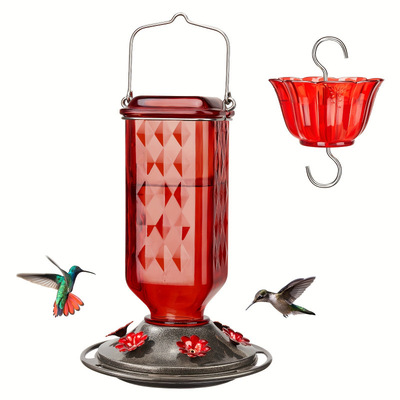 Y 11046 Garden hanging plastic feeder 花园悬挂塑料喂鸟器