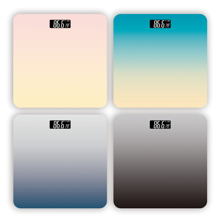 Explosive USB Rechargeable Body Scale Home Advertising Gift Scale Factory Health Weighing Scale Gradient Body Fat Scale