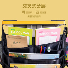 Effective Stationery 72364 Desk Hanging Bag Student Book Bag Middle School High School Desk Storage Bag Bookmark Hanging Book Bag