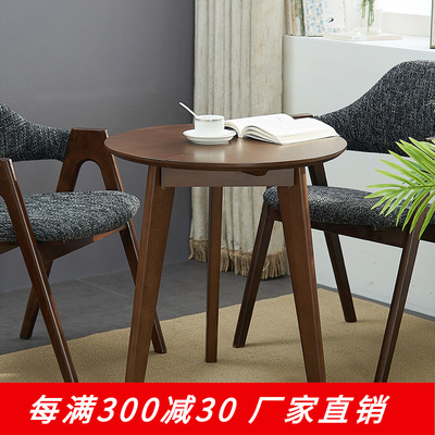 Home Plaza Solid wood coffee table Simplicity Small table Side table European style oak Small coffee table a living room sofa Side table Coffee Tables