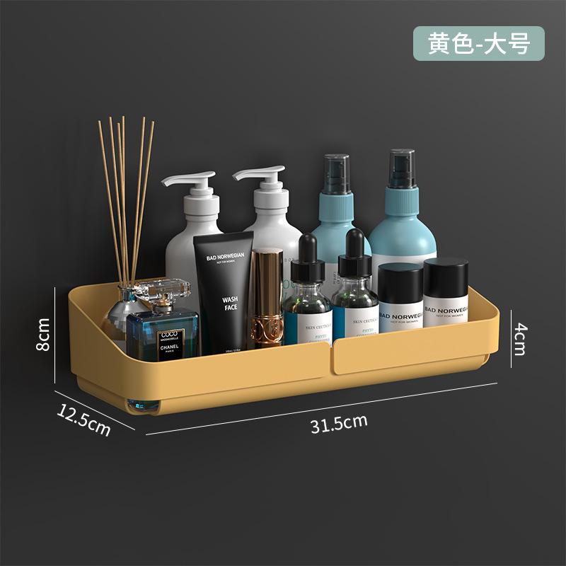 Baño Estante de almacenamiento inodoro lavabo cocina almacenamiento Punch-free baño montado en la pared