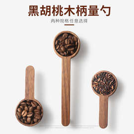 胡桃木咖啡勺量收纳克数榉木计量粉勺实木勺子8g10g木勺商用家用
