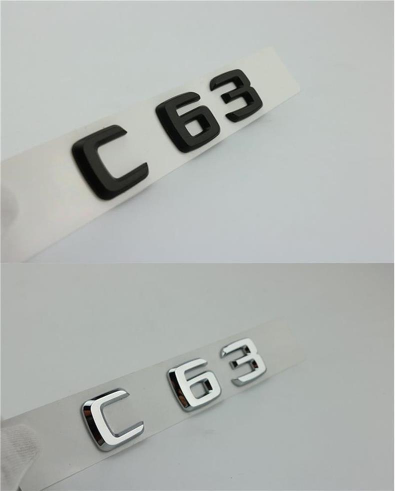 Suitable for Mercedes-Benz W204, used for modifying the rear emblem of C180, C200, C260, and C300 models; also suitable for 6.3 AMG and C63 car emblems