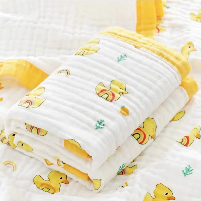 무지개 작은 노란 오리