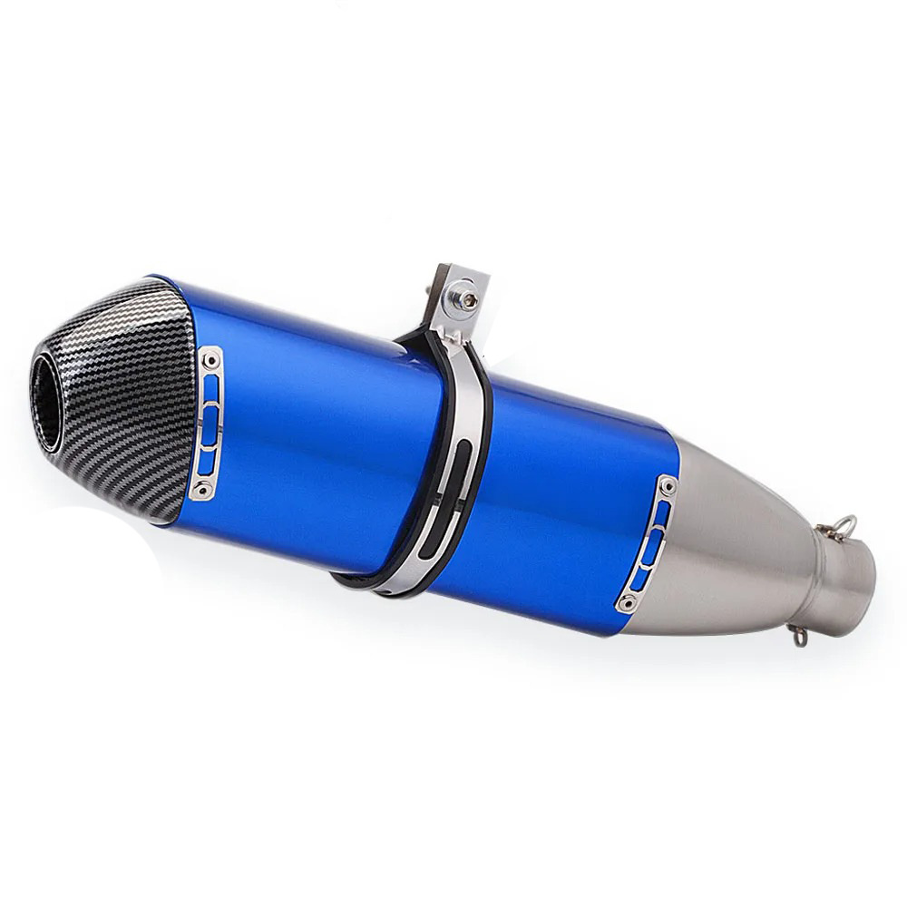 Off-Road Motorcycle Modified Tailpipe Exhaust Pipe Stainless Steel Pipe Aluminum Bracket Exc Crf150 Exc Wr450
