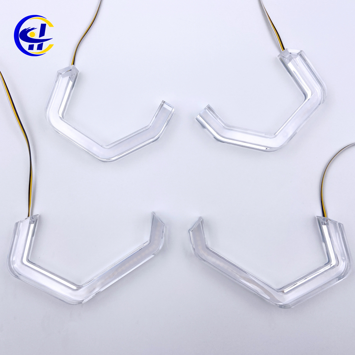 Suitable for E90 E92 M3 M4 car daytime running light LED angel eyes ice blue crystal angel eyes