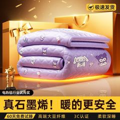 2025新款石墨烯电热毯单人电褥子双人家用学生宿舍双控调温