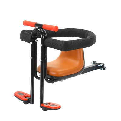 Mountain Bike Front Child Motorcycle child seat - brown