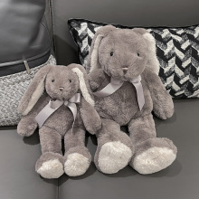 厂家直销ins风小号巴尼兔公仔礼物玩偶邦尼兔米色毛绒玩具批发