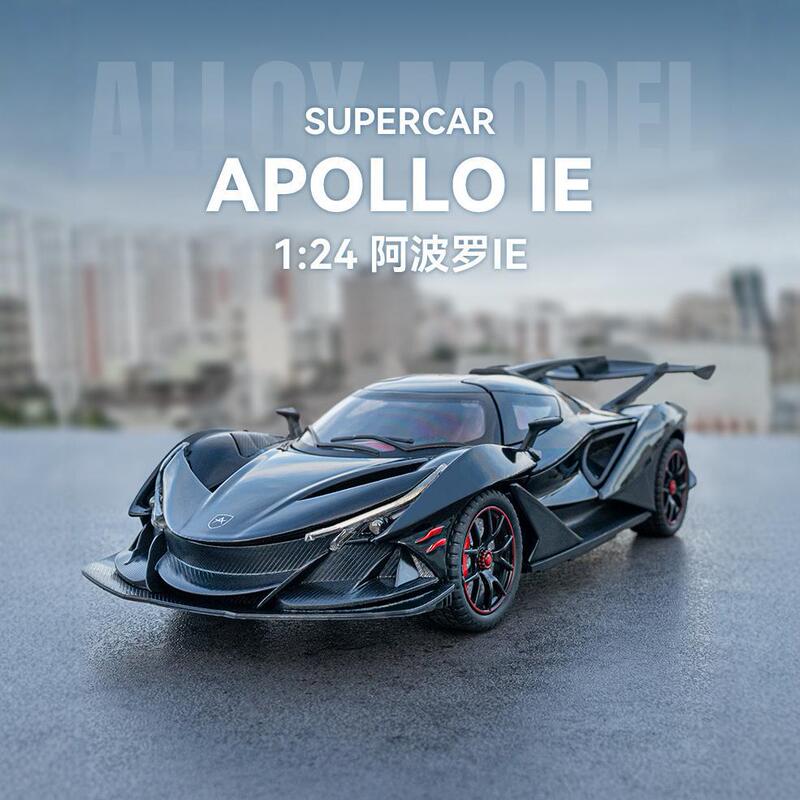Apollo Ie Alloy Car Model 1:24 Artificial Kidsren's Toys Sports Car Boy Car Model Ornaments Hot Selling