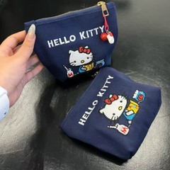奶瓶凯蒂猫零钱包kt周年限定款小化妆包刺绣款hellokitty小包包