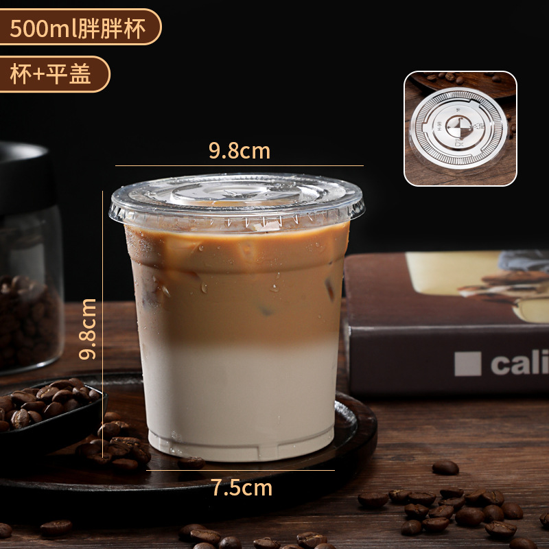 Vasos desechables transparentes con tapa y pajita para bebidas