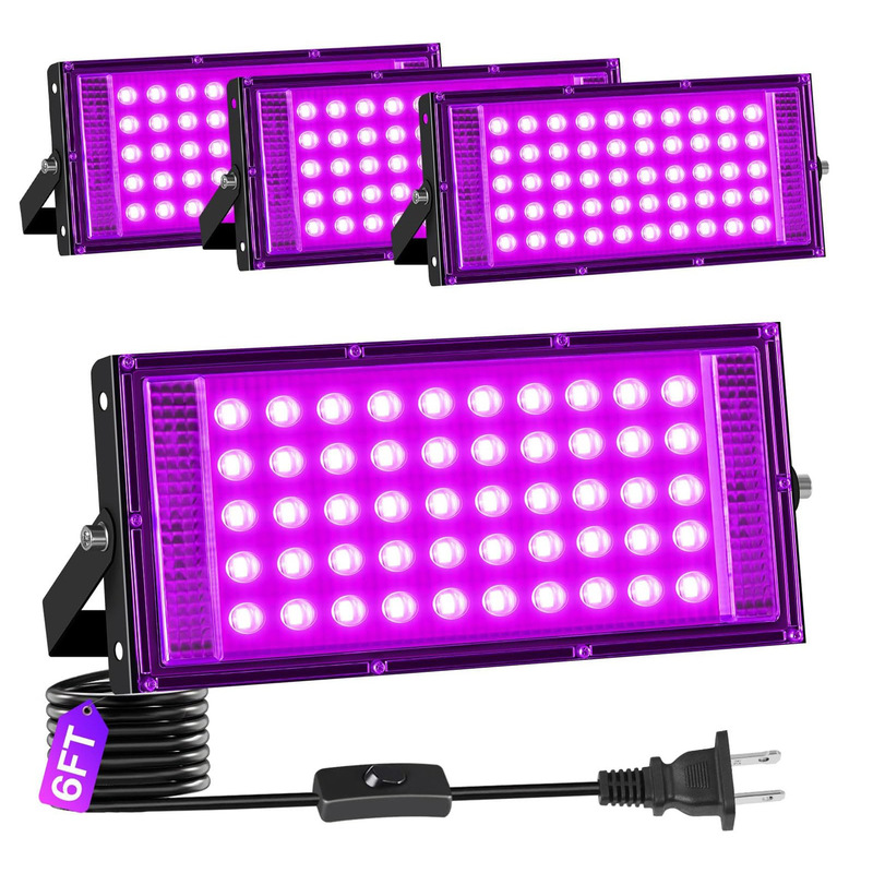 UV black light LED Black Light fluorescent stage light LED floodlight 395nm ultraviolet UV floodlight UV black light LED Black Light fluorescent stage light LED floodlight 395nm ultraviolet UV floodlight