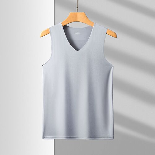 Men's Ice Silk Crew Neck Seamless Backless Top Slim Fit Tight Fitness Running Hurdle Base Layer Elastic Summer Quick Dry Sweatshirt