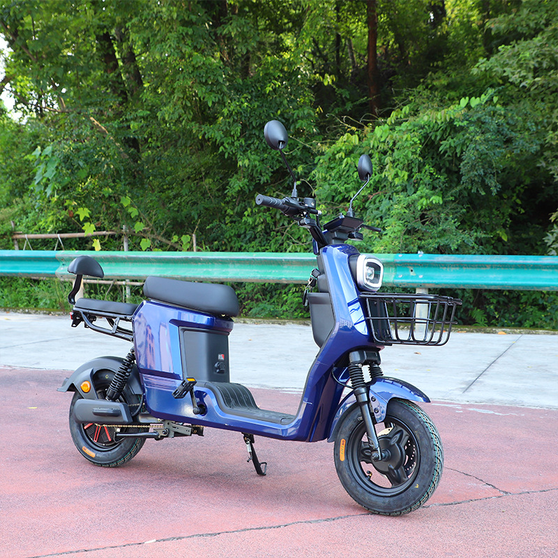 New national standard cross-border two-wheel electric car adult small electric bicycle double battery car factory wholesale electric motorcycle