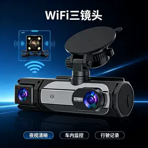 İnfraqırmızı gecə görünüşlü, 3-lü HD WiFi avtomobil videoqeydedicisi