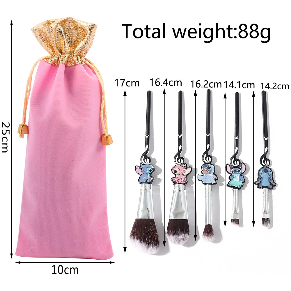 Three generations of Stich makeup brush Stitch dolls, gigon, surrounding gift Star Baby Stidi