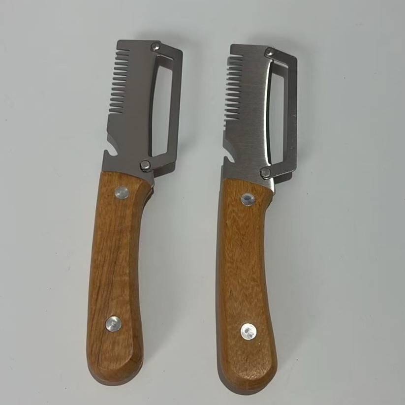 Multifuncional peel de cebolla destornillador no atraer acero peel de cebolla raspado artefacto de cocina fruta peel melón planador cuchillo de caña de azúcar