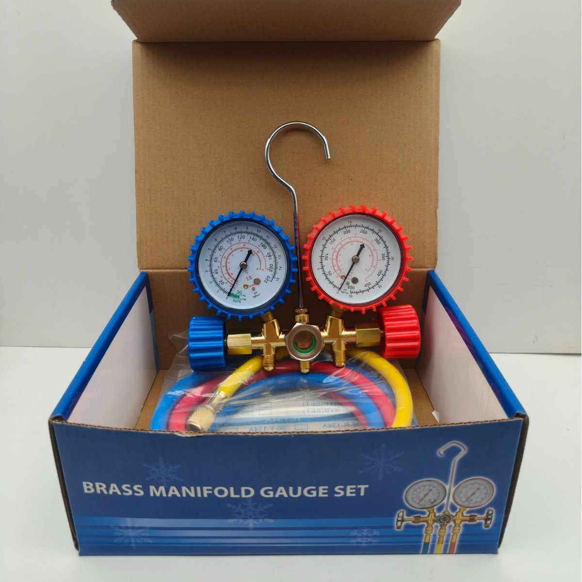 ct-536空调加氟表冷媒表R134 R22 R404 R410加氟双表压力表