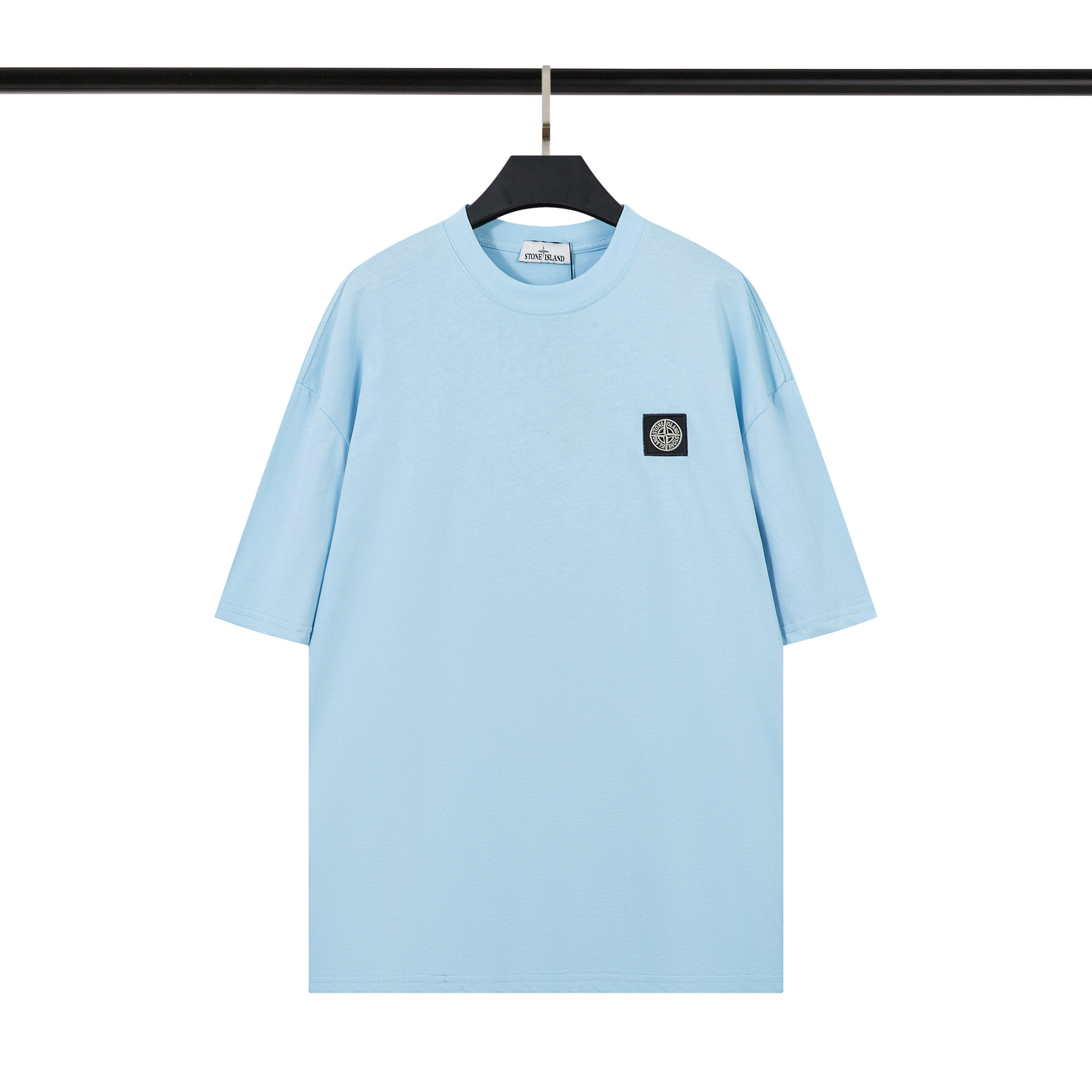 Stone Island T-shirt Compass Logo Light Blue
