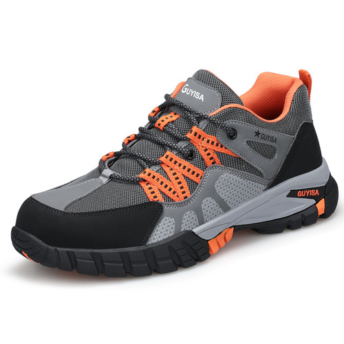 Labor protection shoes for men, hot-selling anti-smash, anti-puncture protective shoes, waterproof, wear-resistant, non-slip, work mountaineering safety shoes