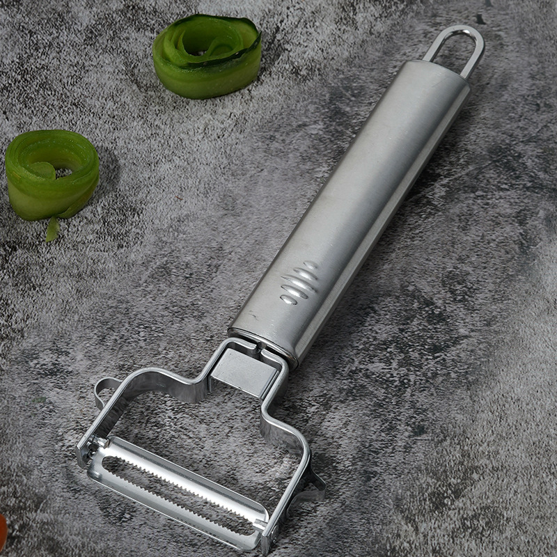 Multifunctional stainless steel peeler for home use, fruit peeling and scraping knife