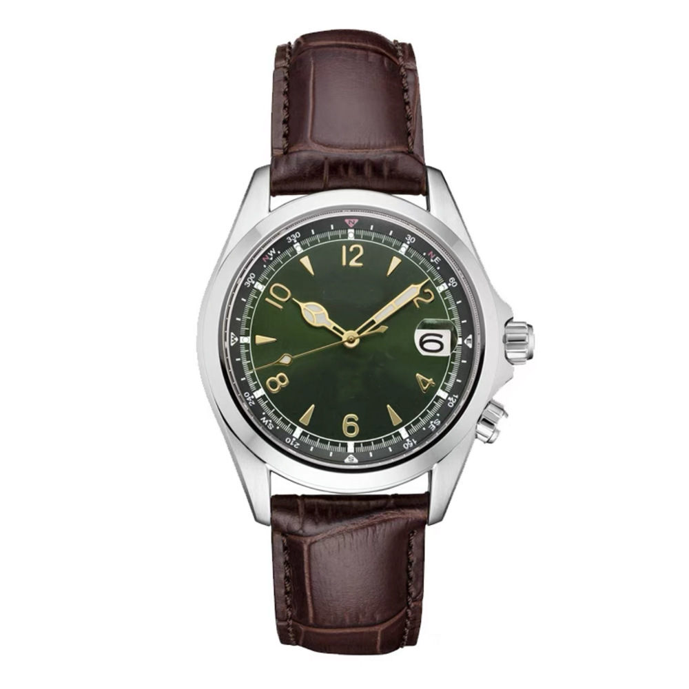 Cross-Border Platform Sales of Fashionable Single Calendar Belt Watches, Unisex Watches, Men's Watches, Women's Watches, Quartz Watches