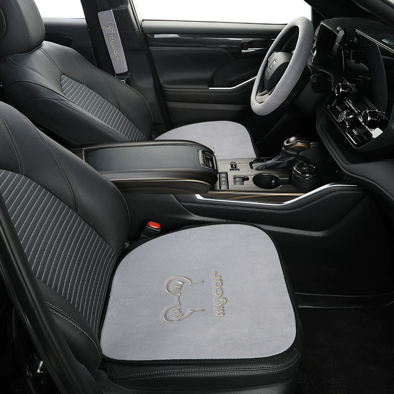 Трансграничная автомобильная подушка Микки замшевая зимняя монолитная задняя тройная чехол сиденья универсальная теплая защита плеча