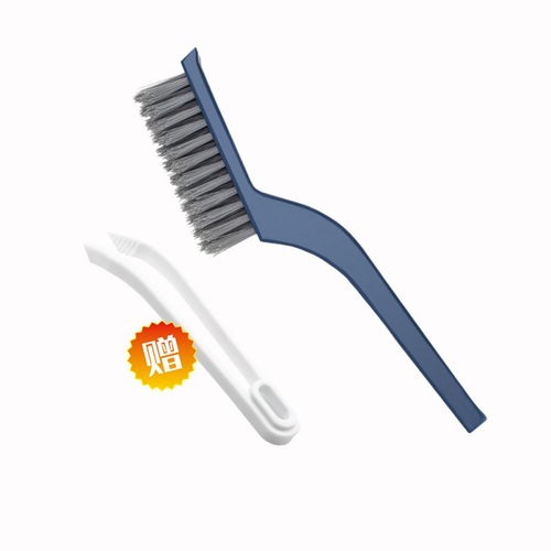 Home Cleaning Brush Bathroom Toilet Drainage No Dead Angle Cleaning Gap Brush Hard Hair Two-in-One Gap Brush 