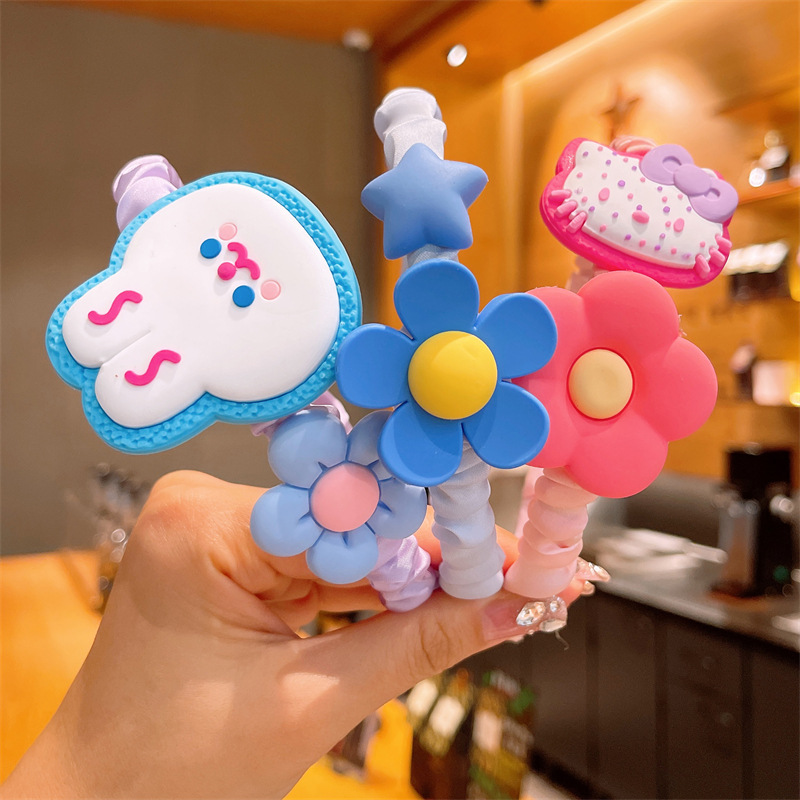 Nueva horquilla Chica diadema antideslizante bebé no duele tocado de pelo Corea del Sur diadema infantil niña linda accesorios para el cabello