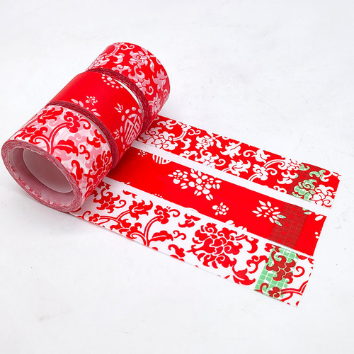 24mm blue and white tape frosted matte kindergarten blackboard newspaper cultural creative handmade decorative tape gift packaging tape