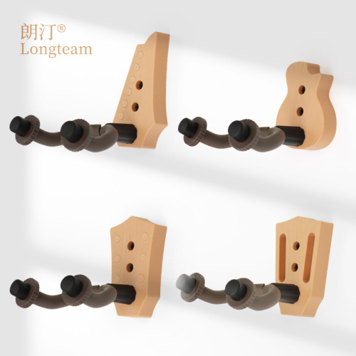 Longteam Guitar Wall Mount, Ukulele Hanger, Violin & Morin Khuur Hanging Storage Rack Accessories