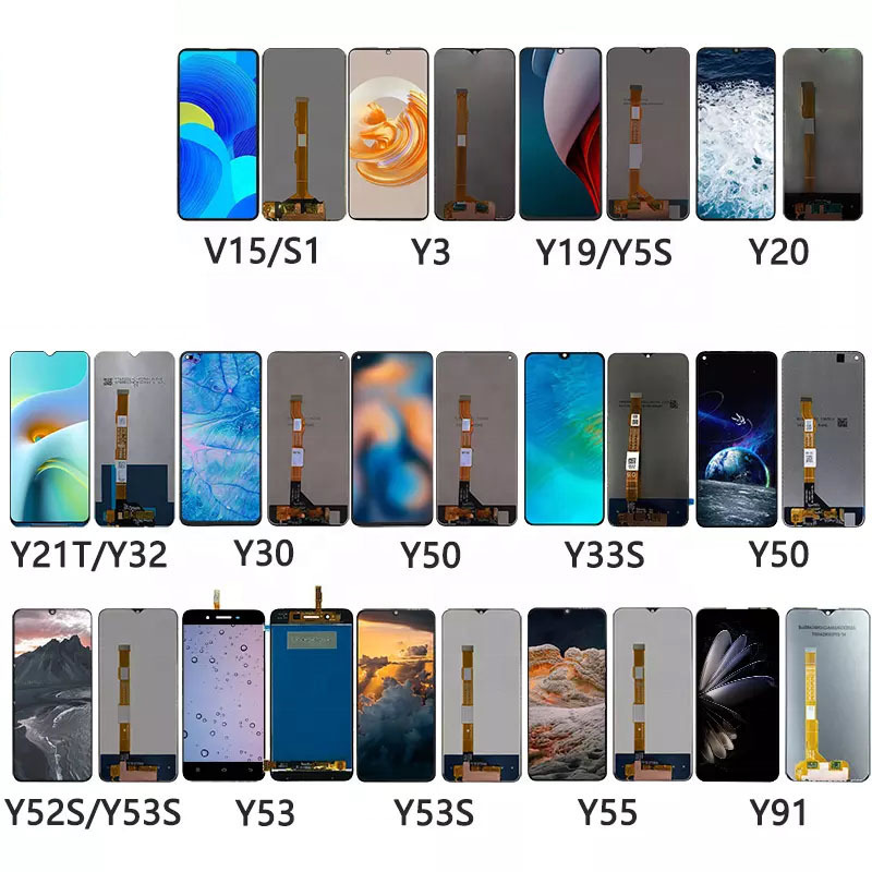 Comercio exterior mayorista aplicable a Vivo Y21 / Y22 / Y35 / Y51 / Y12S conjunto de pantalla de teléfono LCD