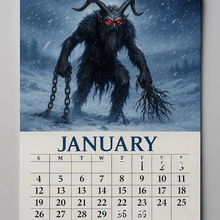 �羳�¿�2026 Krampus Wall Calendar2026�������˹��v