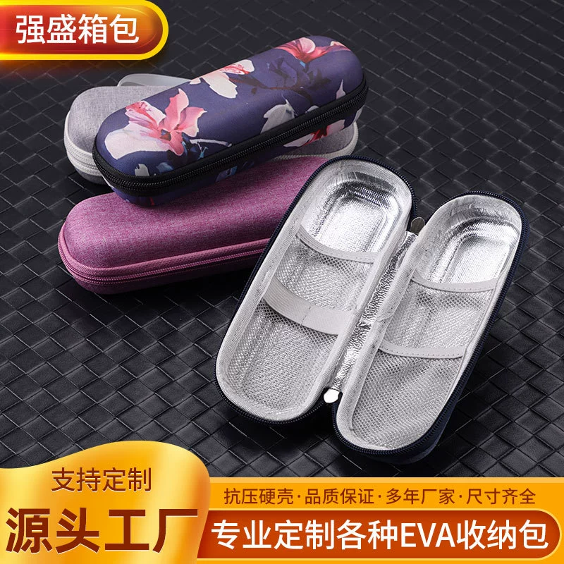 Оптовая продажа высококачественных термосумок для инсулина из ЭВА, портативных изотермических сумок для инсулиновых шприцев с фольгой для использования на улице