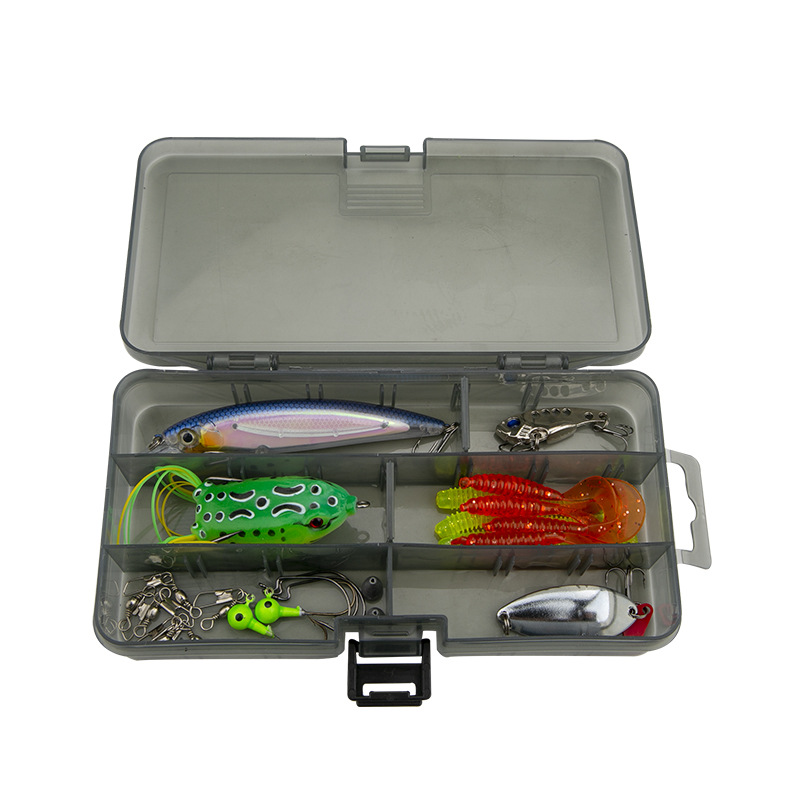 Comarei transfronterizo luya cebo conjunto de rana truenos minos vib sequela gancho de cabeza de plomo cebo suave 25 piezas conjunto de cebo al por mayor