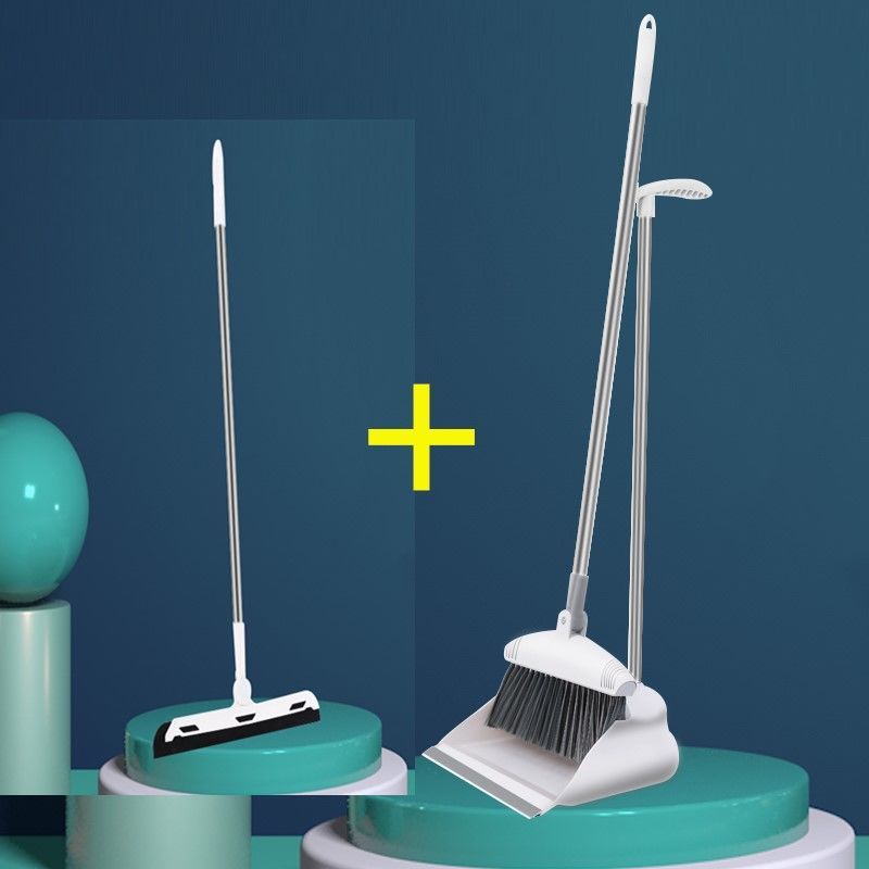 Combinación de escoba y escobilla de cabello blando, escoba mágica doméstica, escobilla de suelo, baño, escobilla de cabello para aumentar el grosor a Zhe Zhe