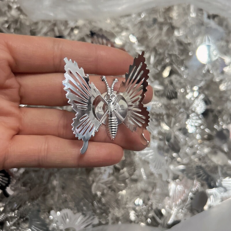 Dynamic Fluttering Butterfly Spring Disc Base Butterfly Moving Butterfly DIY Car Decoration Material Accessories
