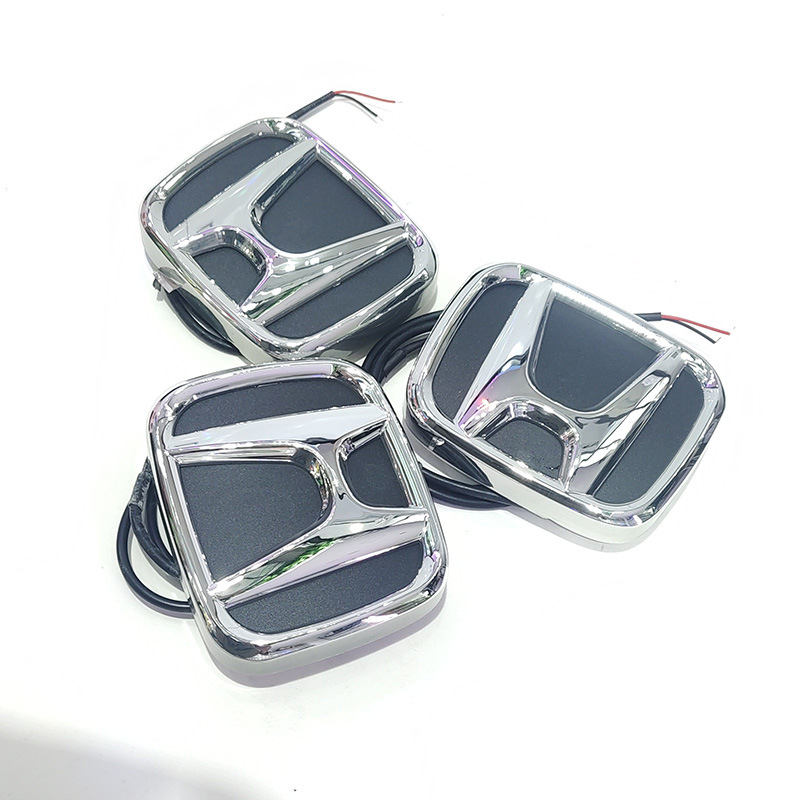 Adecuado para Honda Civic Accord CRV cola logo Odyssey cursor frío trasero fit LED luminoso logotipo del coche en nombre de Li puede