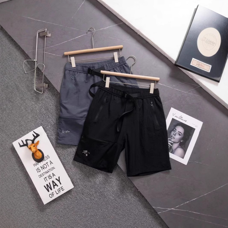 Niaojia Same Style Shorts Men's Outdoor Retro Sports Hiking Camping Style Summer Water-Repellent Elastic Waist Cargo Shorts