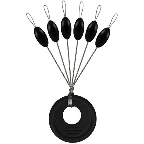 Bulk space beans straight column olive shape 100 sets of packaging space beans fishing gear accessories wholesale rubber space beans