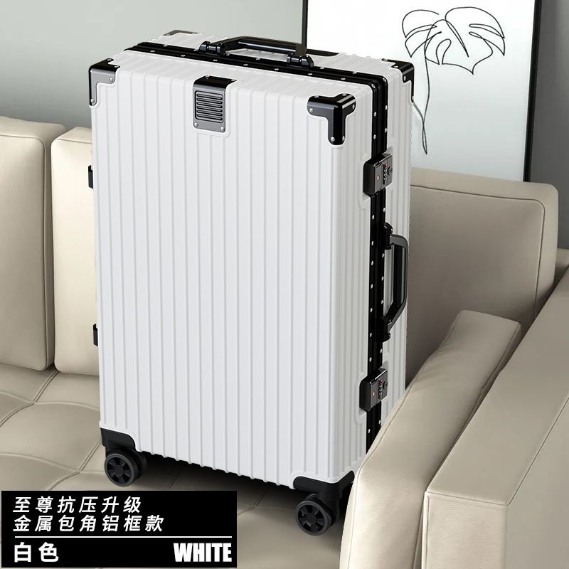 Maleta maleta para hombre, robusta, duradera y silenciosa, rueda universal, caja de contraseña para estudiante, maleta trolley de gran capacidad para mujer