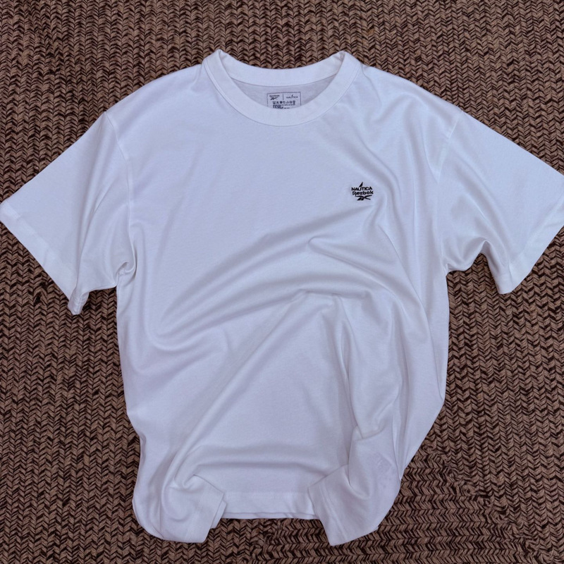 Nautica×Reebok Reebok X Hasegawa Collaboration 2Pack Embroidered Small Logo Basic Short-Sleeved T-Shirt Nautica×Reebok Reebok X Hasegawa Collaboration 2Pack Embroidered Small Logo Basic Short-Sleeved T-Shirt