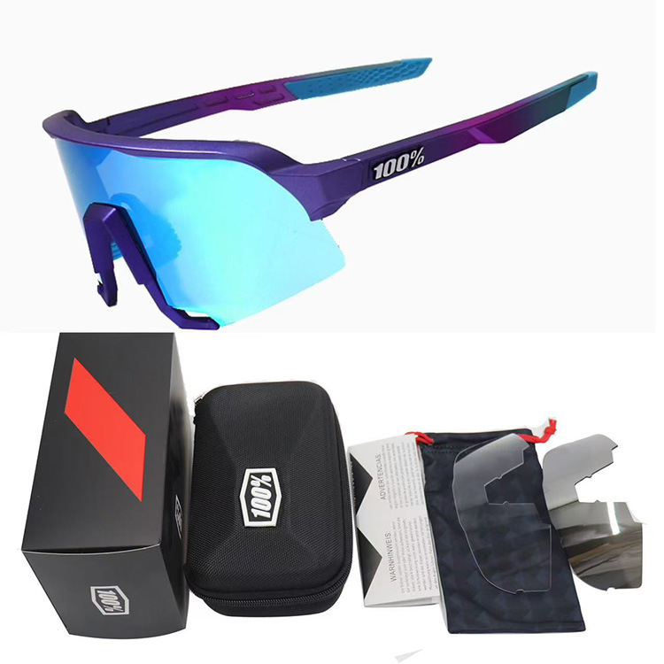 Three-Lens Set Outdoor Mountain Bike Windproof Bicycle Sunglasses for Men and Women Same Style Sports Cycling Glasses Three-Lens Set Outdoor Mountain Bike Windproof Bicycle Sunglasses for Men and Women Same Style Sports Cycling Glasses